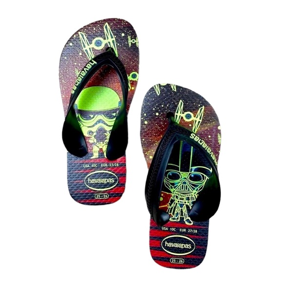 Havaianas Star Wars Flip Flop Size 10T | Stormtrooper Flip Flops Size 10T - Picture 2 of 15